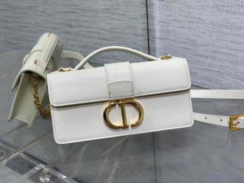 dior レディ バッグスーパーコピー 優雅レディ 斜め掛けバッグ 本革 レザー ミニ 日常 ホワイト