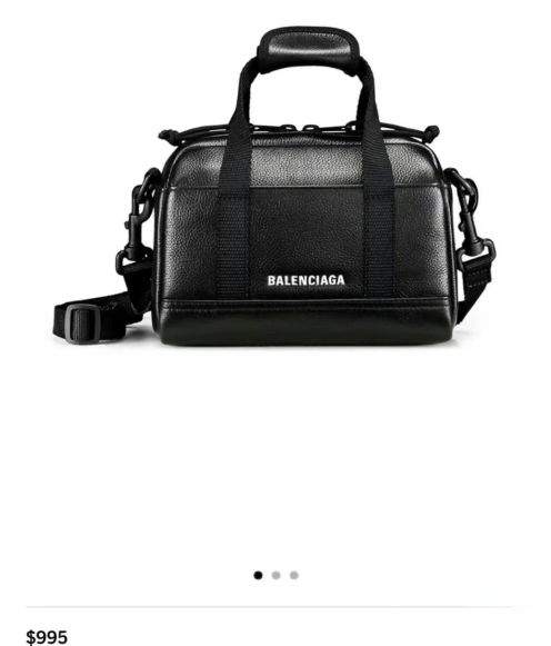 バレンシアガ バッグショルダー偽物 柔軟 ミニ 牛革 レザー 斜め掛けバッグ ブラック