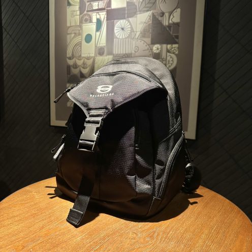 ショルダー バッグ バレンシアガＮ級品 ナイロン  レザー 旅行 バックバッグ ブラック