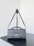 balenciaga ショルダー バッグコピー 斜め掛けバッグ 本革 レザー ハンドバッグ  優雅レディ グレー