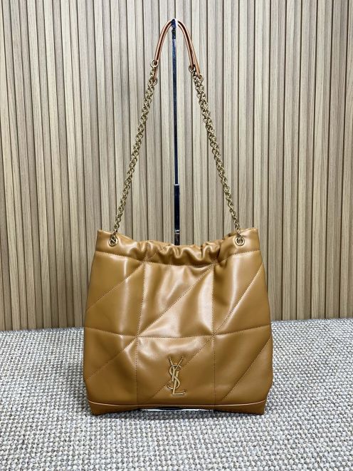 サン ローラン レディ バッグ偽物 レザー 斜め掛けバッグ 日常用 柔らかい 781666 ブラウン
