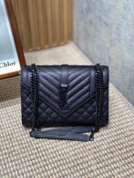 お手頃価格でysl トート バッグＮ級品 斜め掛け チェーンバッグ 本革 392739 ブラック