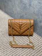 レディ サン ローラン バッグＮ級品 斜め掛け YSL チェーンバッグ 本革 392745 イエロー