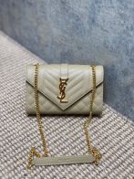 saint laurent バッグスーパーコピー 斜め掛け YSL チェーンバッグ 本革 392745 杏色