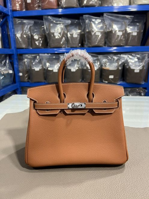 エルメスバッグ 買えない偽物 牛革 レザー 優雅 ハンドバッグ ブラウン