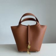 エルメス バッグ 希少コピー 牛革 レザー 優雅 ハンドバッグ 柔らかい ブラウン