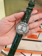 特別価格アイテム 女性 時計 エルメス偽物 牛革 優雅 ウォッチ 腕時計 グリーン