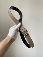 エルメスベルト交換偽物 シンプル 牛革 レザー 幅32ｍｍ 心地よい着用感 グレー