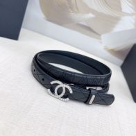 激安 シャネル ベルト 価格偽物 レザー 本革 高品質 シンプル 幅2.0cm ブラック