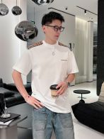 バーバリー t シャツ バイマ偽物 短袖 トップス 柔らかい 純綿 ゆったり ブラック