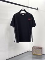 バーバリー t シャツ クマ偽物 シンプル 短袖 トップス 純綿 ゆったり 男女兼用 ブラック