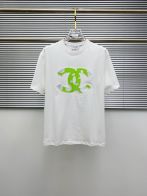 chanel ティー シャツコピー トップス 短袖 プリント 純綿Ｔシャツ 柔軟 ホワイト
