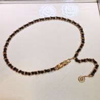 大人気 シャネル 革ベルトスーパーコピー 金属 チェーンバルト ファッション ゴールド