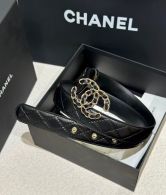 シャネルベルトポーチスーパーコピー 本革 女性 ファッション感 幅30ｍｍ ブラック