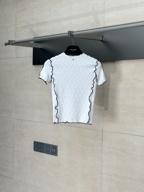 春の新作 chanel ティー シャツ レディＮ級品 トップス 短袖 プリント 純綿 柔軟 ホワイト