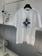 メルカリ ルイヴィトンtシャツ激安通販 純綿 トップス プリント 半袖 男女兼用 ホワイト