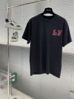 人気商品 ルイヴィトンtシャツレディースコピー 純綿 トップス プリント 半袖 ロゴ刺繍 ブラック