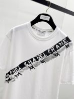 オンライン限定 chanel クロップ t シャツコピー トップス 短袖 プリント 純綿 柔軟 ホワイト