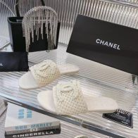 お洒落 シャネルサンダルコーデＮ級品 スリッパ 夏シューズ レザー 優雅レディ ホワイト