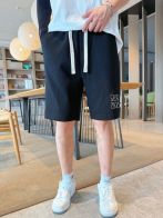 ロエベ 短パンコピー 運動ズボン ショットパンツ 柔らかい 純綿 ブラック