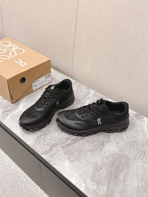 ロエベ コラボ スニーカースーパーコピー 運動 歩きやすい シューズ 男女兼用 ランニング ブラック