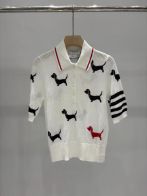 TB トムブラウントップススーパーコピー 高品質 トップス ポロシャツ 犬 ホワイト