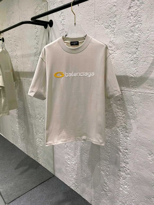 バレンシアガのtシャツスーパーコピー プリント 上質材料 ゆったり 純綿 トップス 短袖 グレー