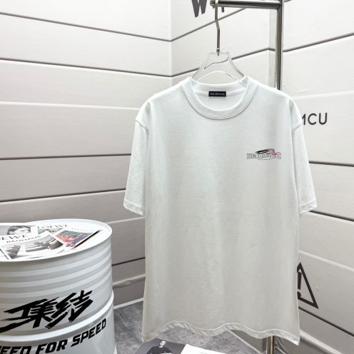 バレンシアガtシャツ サイズ感スーパーコピー トップス 純綿 高品質 ゆったり ホワイト