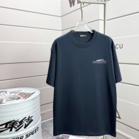 華やかな雰囲気 バレンシアガ アウトレット tシャツ偽物 トップス 純綿 ゆったり 男女兼用 ブルー
