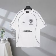 バレンシアガtシャツスーパーコピー トップス 純綿 柔らかい プリント 半袖 ホワイト