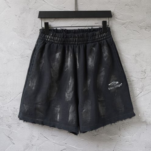 balenciaga ワイドパンツスーパーコピー 純綿 柔らかい ショットズボン 運動 男女兼用 ブラック