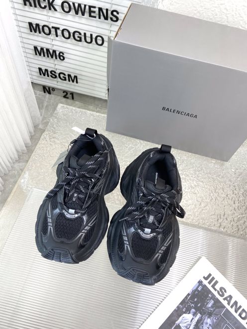 balenciaga スペース シューズ激安通販 カジュアル 軽量 スニーカー ランニング 男女兼用 ブラック