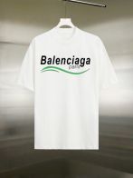 春の新作 バレンシアガtシャツ コーデスーパーコピー 純綿 トップス 短袖 プリント 男女兼用 ホワイト