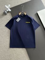 バレンシアガｔシャツスーパーコピー 通気性いい 純綿 トップス 短袖 プリント ブルー