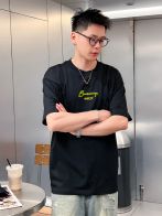 大人気でお買い得なバレンシアガ tシャツ 生地偽物 ゆったり 無地 トップス 全綿 ブラック