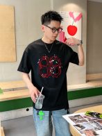 人気流行品 バレンシアガ t シャツ アウトレット偽物 ゆったり トップス 短袖 100％綿 ブラック