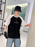 バレンシアガ tシャツ公式Ｎ級品 ゆったり 無地 ハンサム トップス 全綿 ブラック