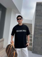 バレンシアガ tシャツ バンドＮ級品 ゆったり 高品質 トップス 100％綿 ブラック