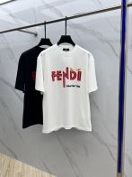 fendi 半袖偽物 シンプル 純綿 トップス プリント 短袖 ゆったり 男女兼用 ホワイト