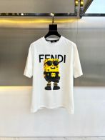魅力的な フェンディ t シャツ レディースコピー 純綿 トップス プリント 短袖Ｔシャツ ホワイト