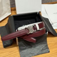 最新到着‼セリーヌベルトスーパーコピー 幅2.5cm レザー 男女兼用 ビジネス 通勤 レッド