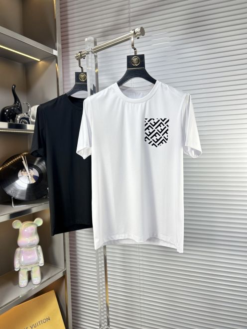フェンディ t シャツ モンスタースーパーコピー トップス ゆったり 短袖 純綿 ホワイト