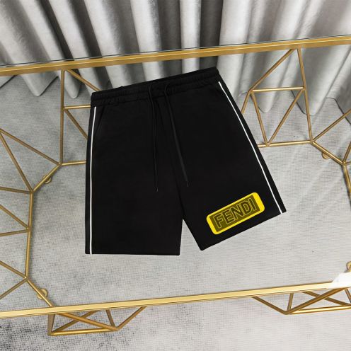 お値打ち価格 フェンディ カーゴパンツスーパーコピー 高品質 ショットズボン 100％綿 ブラック