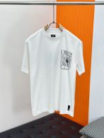 超低価格 フェンディ レディース t シャツスーパーコピートップス 短袖 純綿 プリント ホワイト