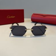 人気流行品 カルティエ風 サングラスコピー 軽量 紫外線を遮断する 眼鏡 ファッション 偏光 ブラック