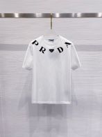 prada シャツ 半袖偽物 純綿 トップス プリント tシャツ シンプル 男女兼用 ホワイト