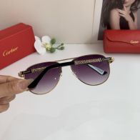 高品質 カルティエサングラスレディース偽物 日焼け止め 眼鏡 ファッション 偏光 パープル
