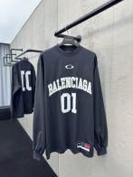 バレンシアガ スーパーコピー 字母刺繍入り01バスケットボール長袖 ストリート感溢れる刺繍ロゴ仕様トップス