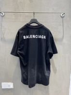 バレンシアガ スーパーコピー 25SS新作 廃土系ダブルリング刺繍Tシャツ 退廃感と先進性の融合