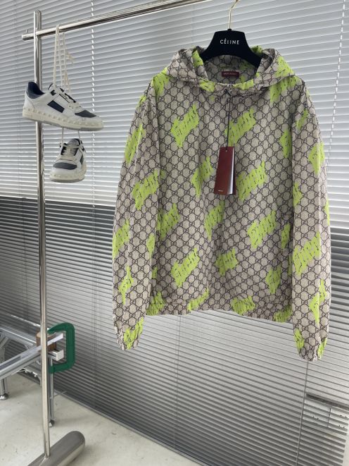 グッチ 芸能人 着用注目 25SS 新作 ユニセックス ジャケット